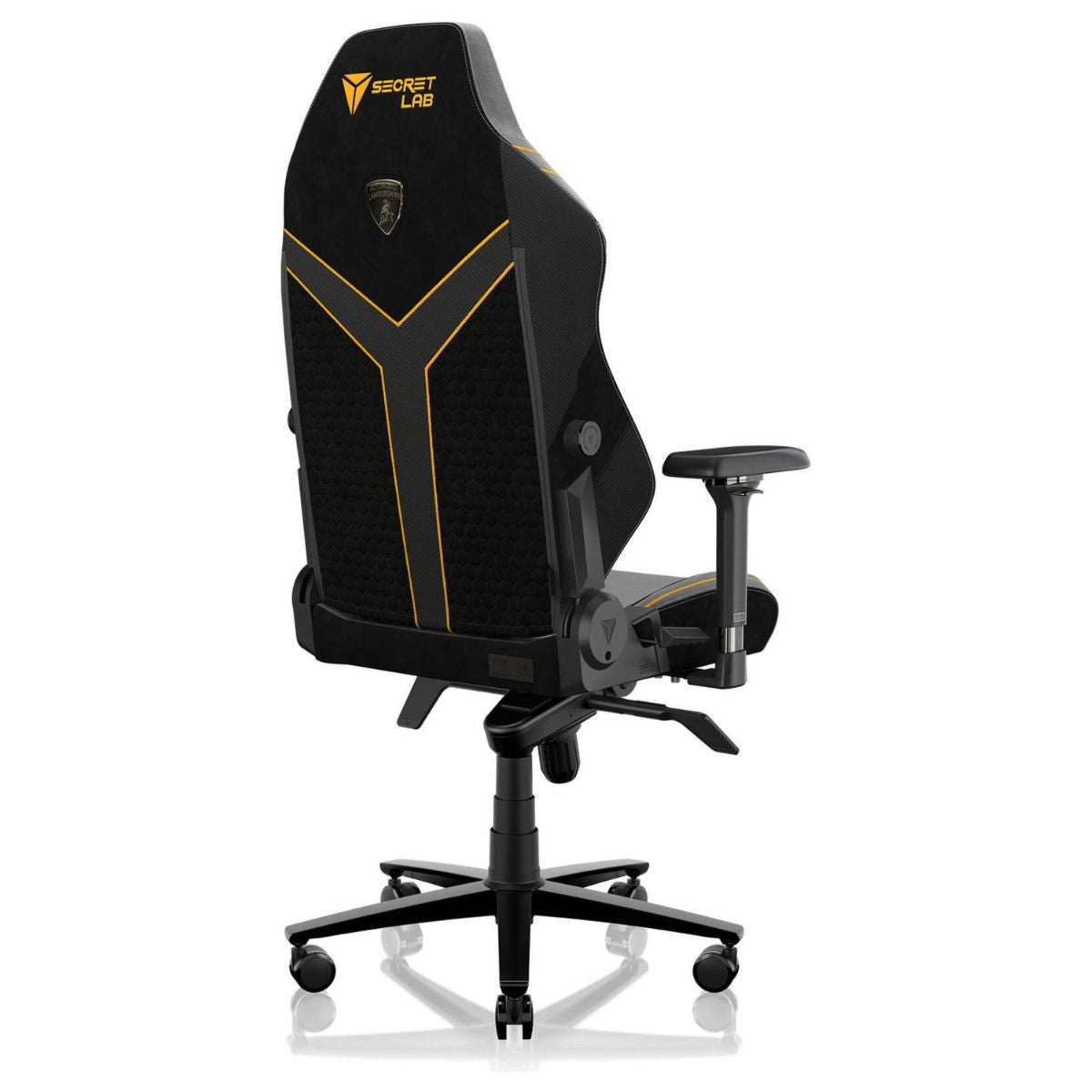 Secretlab TITAN Evo Regular Gaming Chair | Lamborghini Giallo Auge | Microsuede | 4D Armrests | 165° Recline | M07-E24SU-ALDGA1R