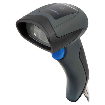 Datalogic QD2430-BKK1S QuickScan 2D Laser Corded Barcode Scanner, 2D Imager, General Purpose, Handheld, USB Kit with 90A052065 Cable, Black