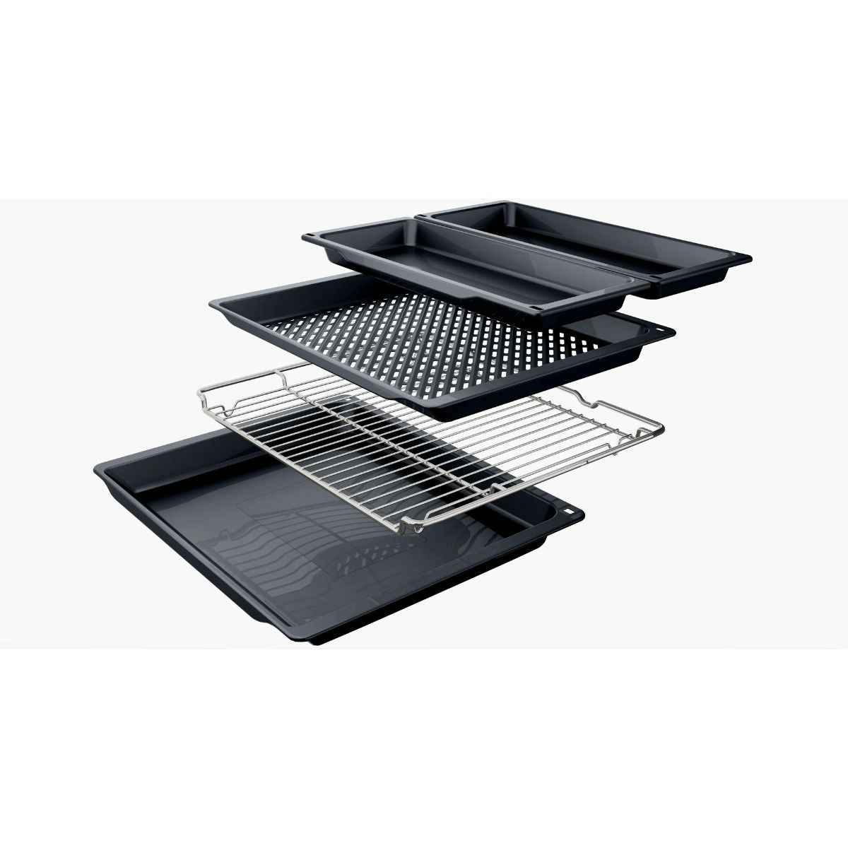 Siemens iQ500 60cm Built-In Oven – Black (Model HJ852GEB0M)