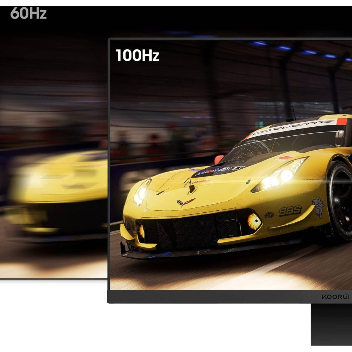 KOORUI S01 Gaming Monitor – 22" VA Display, FHD Resolution, 100Hz Refresh Rate, 4ms (OD) Response Time, FreeSync &amp; G-Sync Compatible