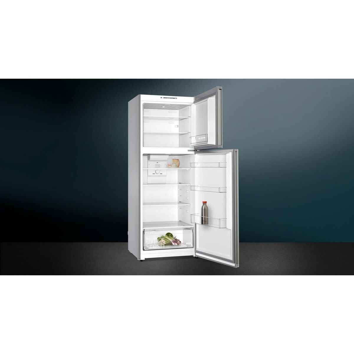 Siemens iQ300 485L Free-Standing Fridge Freezer with Freezer, German Engineering, Inox (Model KD55NNLE0M)