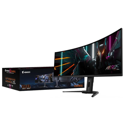 Gigabyte AORUS CO49DQ 49″ Gaming Monitor –  DQHD OLED, 144Hz, 0.03ms, KVM, HDR Gaming Monitor | CO49DQ-EK1
