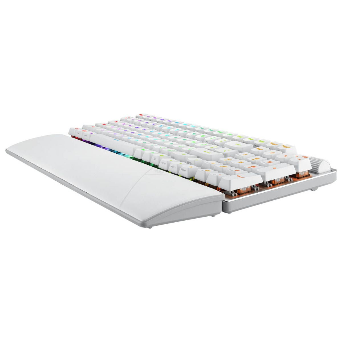 Asus ROG Strix Scope II 96 RX Wireless Mechanical Keyboard, RX Optical Switch, Sound-Dampening Foam, ABS Keycaps, Tri-Mode Connectivity, English - Arabic Layout, White | 90MP03S2-BKCA10