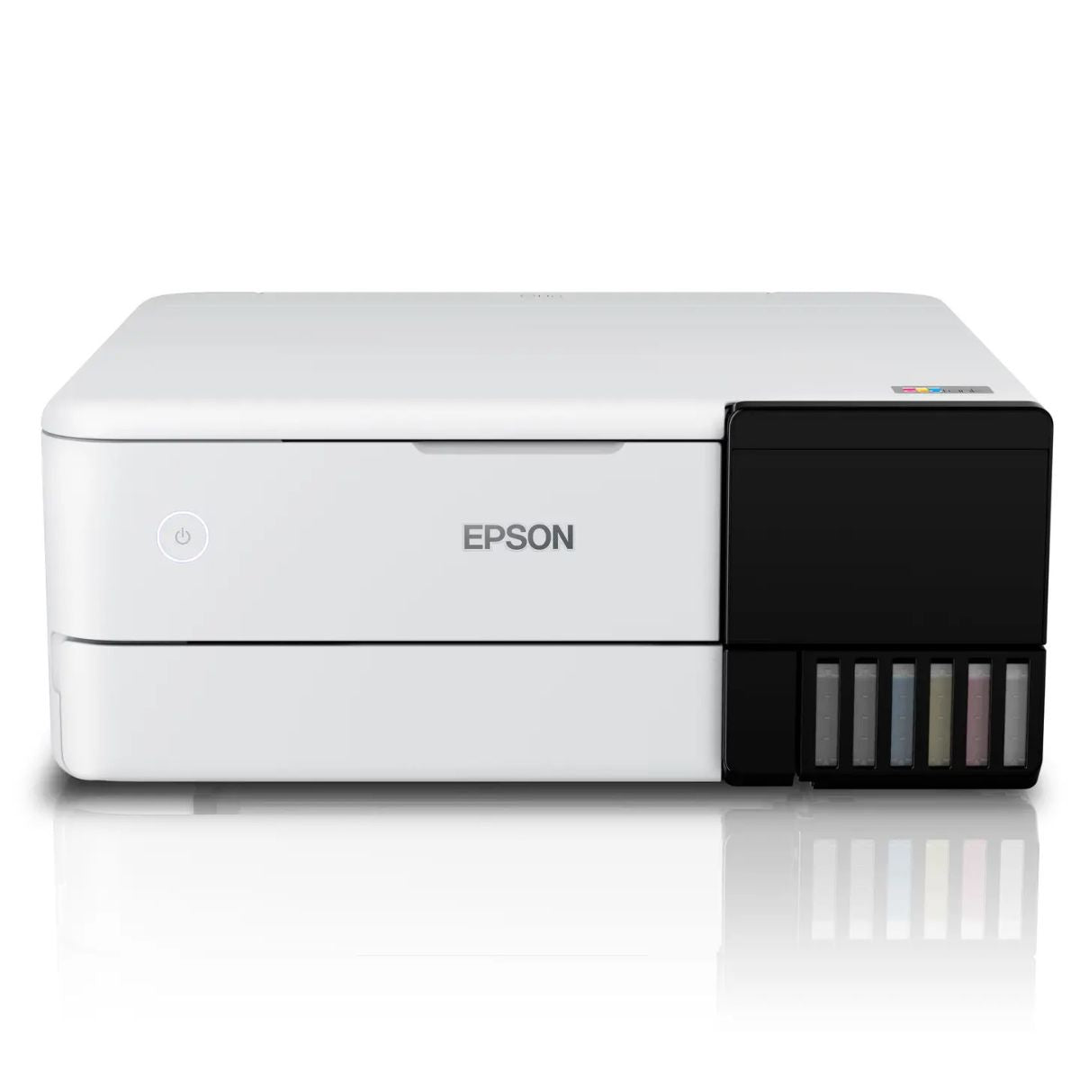 Epson EcoTank L8160 3-in-1 A4 Photo Printer, 6-Colour Claria ET Ink, Print/Scan/Copy, Duplex Printing, Wi-Fi, Ethernet, AirPrint, White | L8160