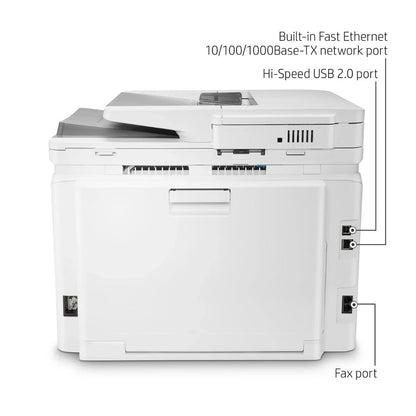 HP Color LaserJet Pro MFP M283fdw | All-in-One Color Laser Printer | Wi-Fi | Duplex Printing | 7KW75A | Compatible Toner Included