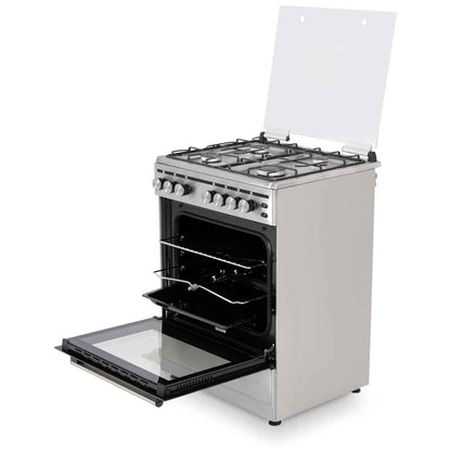 Terim TERGC6064ST 60cm 4-Burner Gas Cooker – Stainless Steel Finish