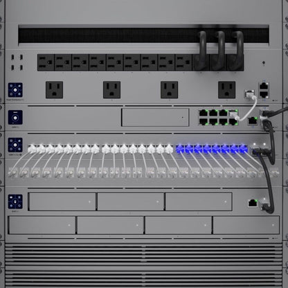 Ubiquiti Networks Pro Max 24-Port 2.5G / 1G Mgd Network Switch, 112 Gb/s Switching, Layer 3 Features, 1.3" Touchscreen, DC Power Backup Ready, 16 x Gigabit ETH Ports (60W) | USW-PRO-MAX-24-POE-EU