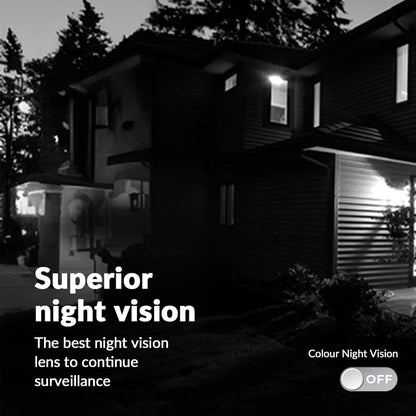 CP PLUS 4MP Wi-Fi Full Color Outdoor Smart Security Camera – Alexa & Google Assistant Compatible | CP-Z43A