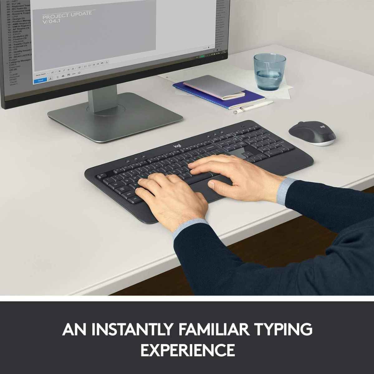Logitech MK540 Advanced Wireless Keyboard and Mouse Combo English-Arabic | 920-008693 / 920-008685