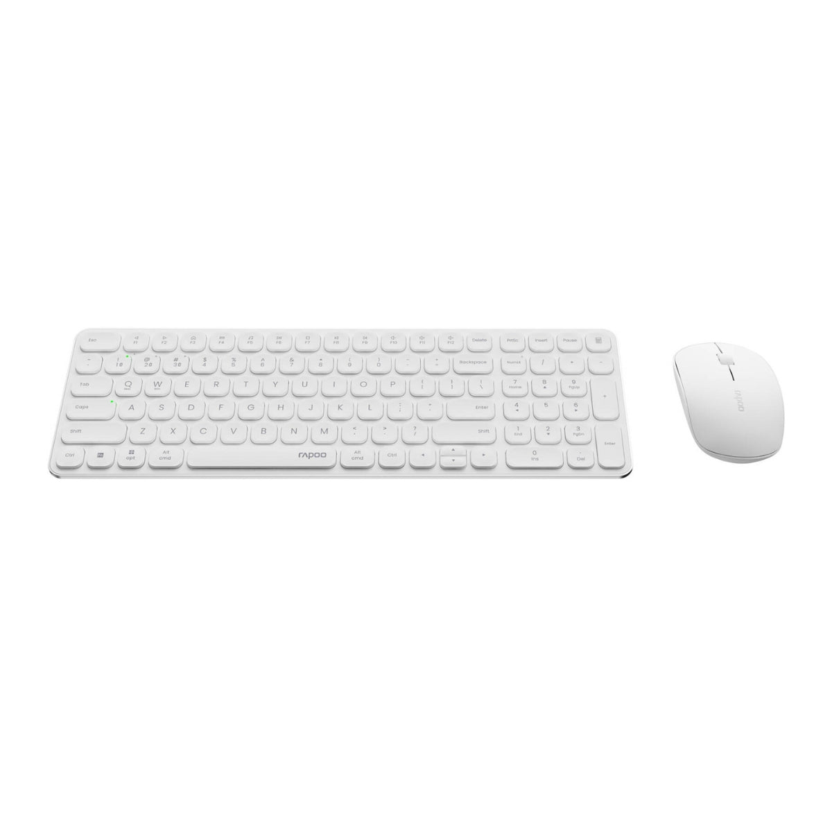 Rapoo 9320M Keyboard & Mouse Combo Set – Multi-Mode Wireless, Bluetooth 3.0/4.0 &amp; 2.4GHz, Spill-Resistant Keyboard, 1300 DPI Mouse