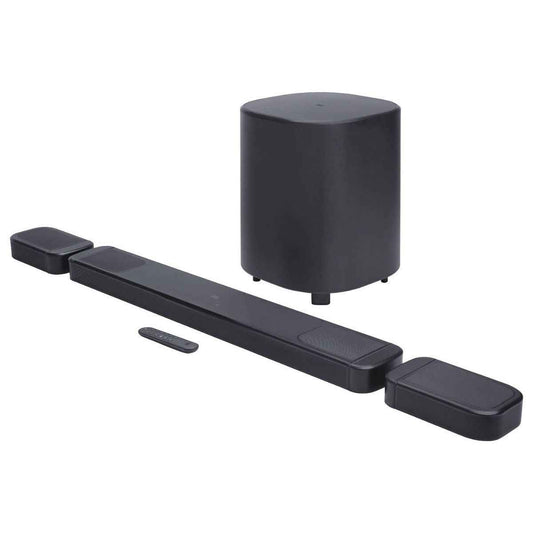 JBL Bar 1000 7.1.4-Channel Soundbar System – Detachable Wireless Surround Speakers, 960W Output, True Dolby Atmos & DTS:X, 10″ Wireless Subwoofer, MultiBeam™ 3.0 (Black)