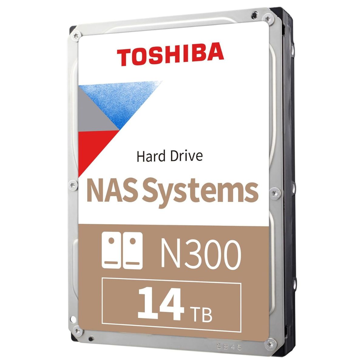 Toshiba N300 3.5" NAS Hard Drive – 4TB to 22TB, High-Reliability Storage for NAS Systems