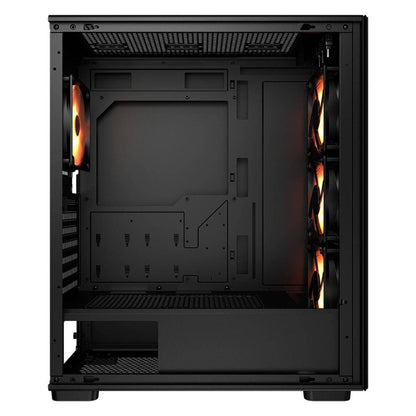 Cougar MX220 RGB Mid Tower Computer Case, 4x 120mm ARGB Fans, 360mm Radiator Support, Ultraslim Mesh Front Panel, Black | 382AC80.0001