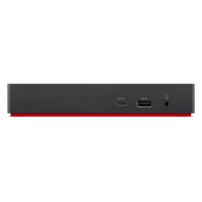Lenovo ThinkPad Universal USB-C Docking Station, 65W Output Power, 2x 3840x2160 @60 Hz Refresh Rate, Gigabit Ethernet, 2xDisplay Ports, 1xHDMI, 4xUSB Ports, Black