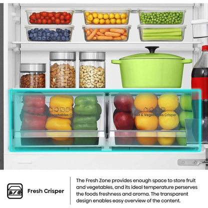 Hisense 500L Bottom‑Mount Refrigerator – RB5P504NMI3, Two‑Door with Water Dispenser & Total No Frost