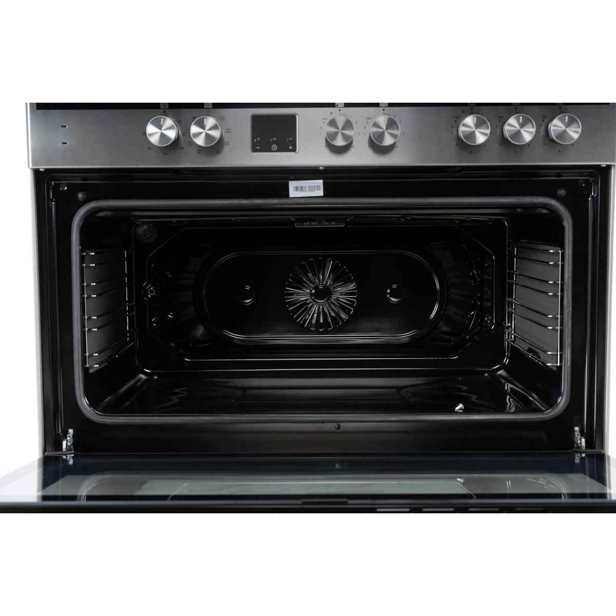 Terim TERVC96ST 90x60cm Electric Cooker – 5 Cooking Zones, 9 Oven Functions, Turbo Fan, Silver