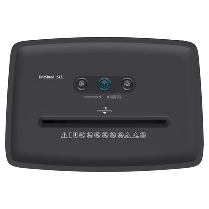 HP OneShred 15CC 2803 – Cross-Cut Paper Shredder (Up to 15 Sheets, P-4 Security)