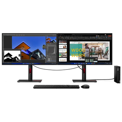 Lenovo ThinkCentre M70q Gen4 Tiny i5-13400T, 8GB DDR4, 512GB SSD, Integrated Intel UHD Graphics 730, USB Traditional KYB Arabic/English, USB Calliope Mouse, No OS, 1 Year – 12E3003EGR