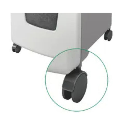 Leitz IQ Home Office AutoFeed Shredder 300 Sheets – P-4 Cross-Cut, 60L Bin, 60-Min Run Time, Anti-Jam, White | LE8015-1-00
