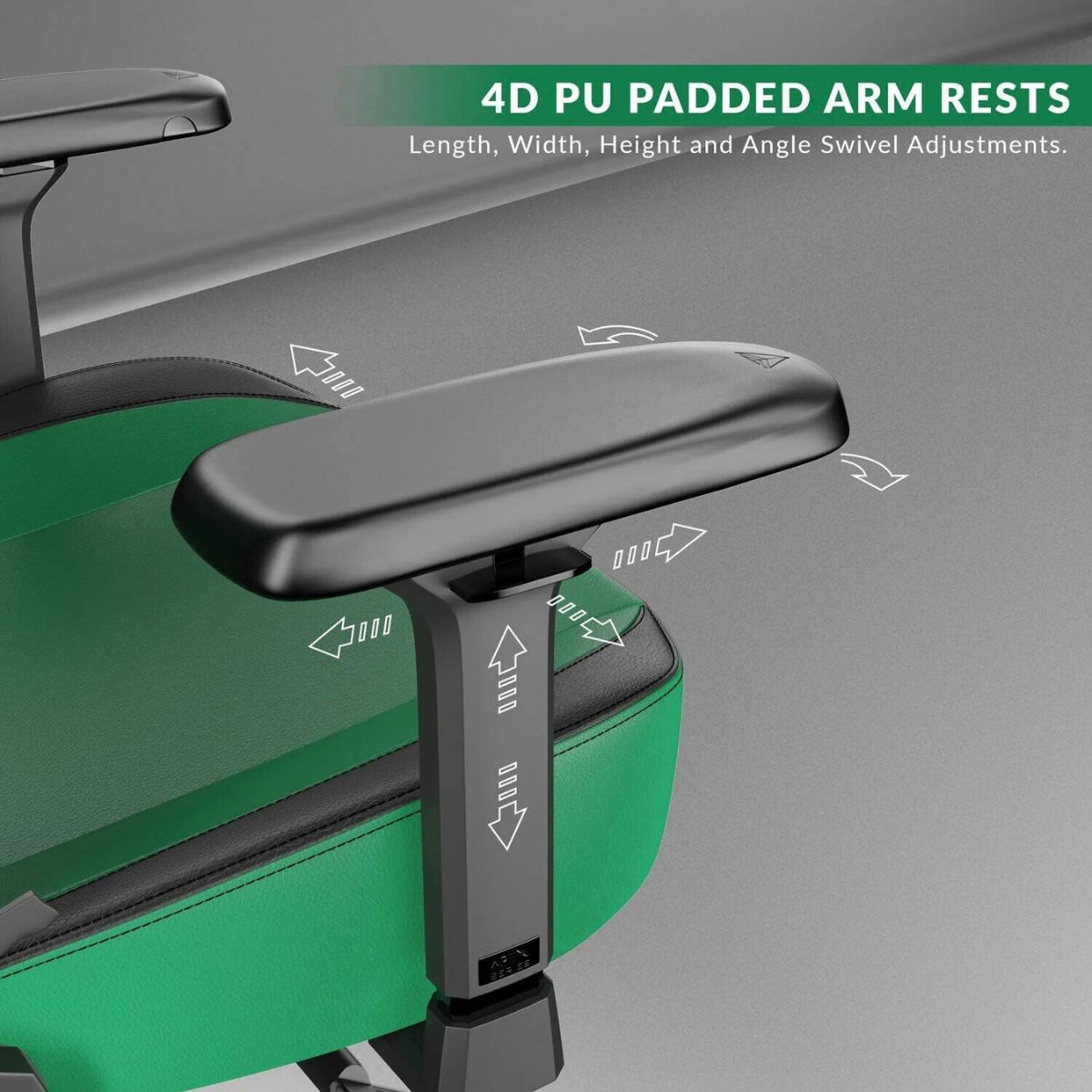 Cybeart Slytherin Licensed Edition Gaming Chair | Supreme PU Leather | Cold-Cured Foam | 4D Armrests | 165° Recline | 150kg | GC-PUAPEX-HP01