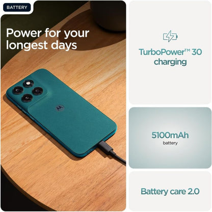Motorola Moto G77 5G Dual SIM Smartphone, 8GB RAM + 16GB RAM Boost, 256GB Storage, MediaTek Dimensity 6400, 108MP Moto AI Camera, 6.8" Extreme AMOLED 120Hz Display, Android 15, UAE Version