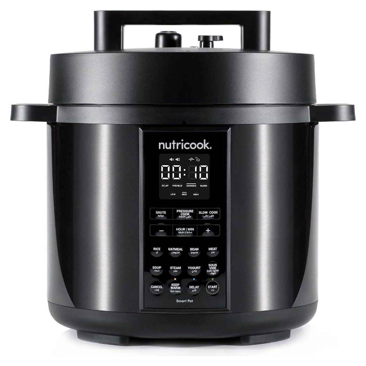 Nutricook Smart Pot 2 6L – NC‑SP204K 9‑in‑1 Electric Multicooker with 12 Smart Programs