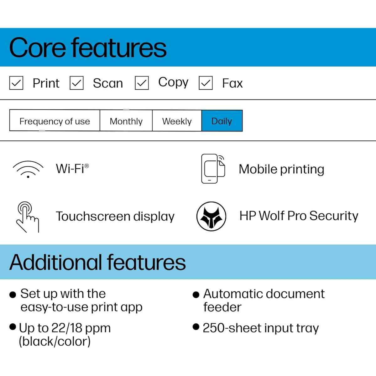 HP OfficeJet Pro 9123 All-in-One Printer - Wireless, Automatic document feeder, Two-sided printing, Two-sided scanning, Scan to PDF/Email, Touchscreen