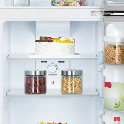 Hisense RT3N328NAB Top Mount Refrigerator, 250L Capacity, Total No Frost, Multi Air Flow, Moisture Fresh Crisper, Reversible Door, Stainless Steel