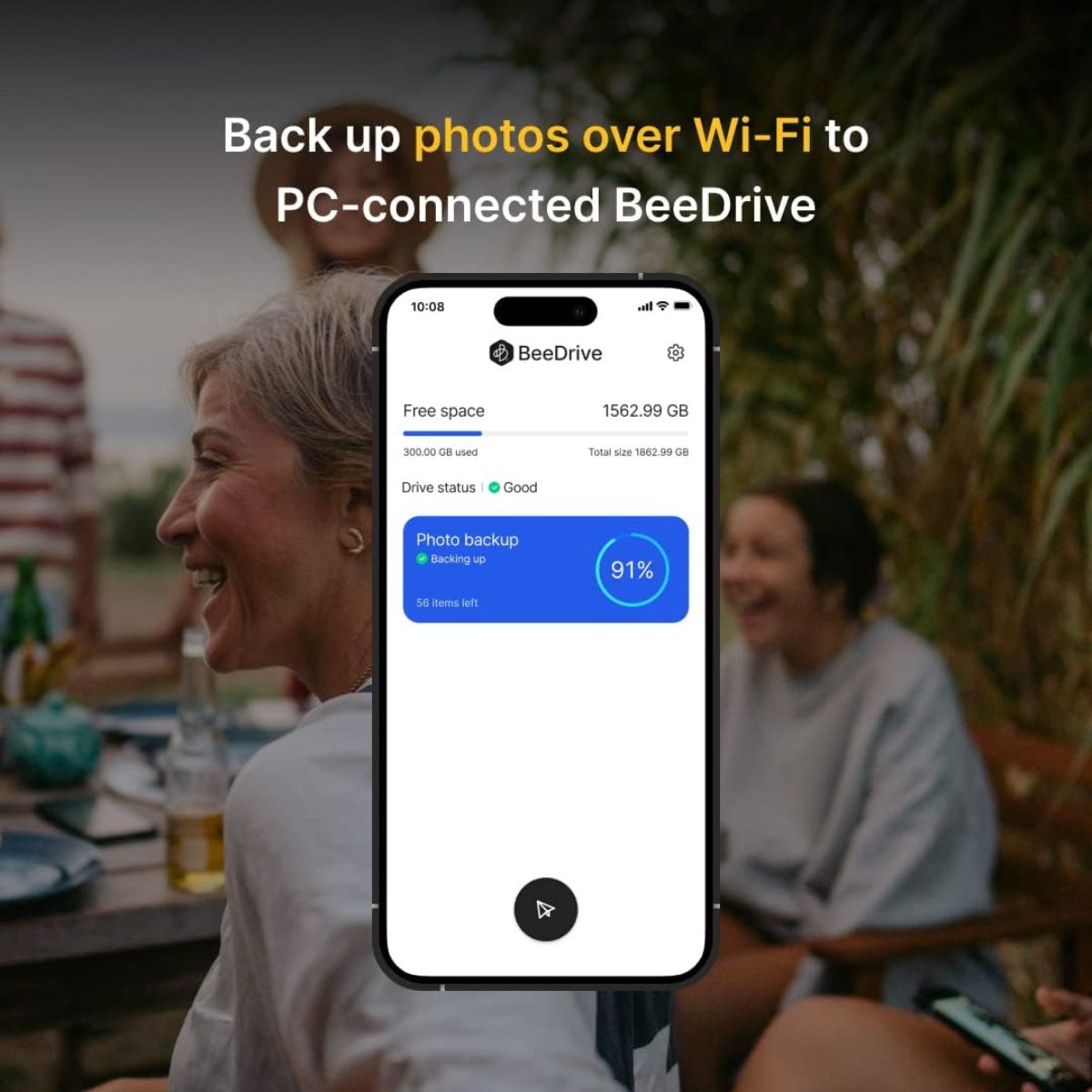 Synology Bee Series Pocket External SSD – 1TB / 2TB, USB-C, Up to 1050MB/s, Compact Storage