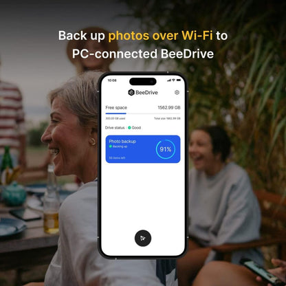 Synology Bee Series Pocket External SSD – 1TB / 2TB, USB-C, Up to 1050MB/s, Compact Storage
