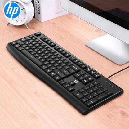 HP K200 Wired USB Keyboard, Ultra-thin and Chiclet Keycaps, Black | 3CY44PA#AB2