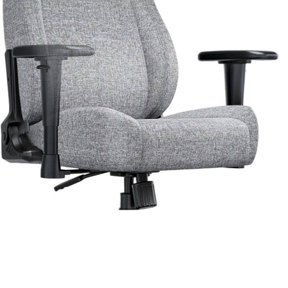 AndaSeat Novis L Gaming Chair | Linen Fabric | Ash Gray | 155–190cm | 5cm Raised Lumbar | AD23-L-01-G-F
