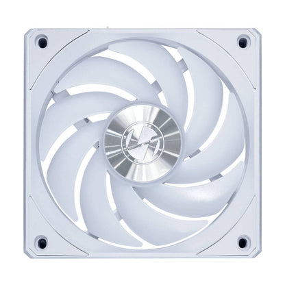 Lian-Li UNI FAN CL Wireless Computer Fan – 120mm, 2150 RPM, 77.34 CFM Airflow, FDB Bearing, Single Pack | Black / White