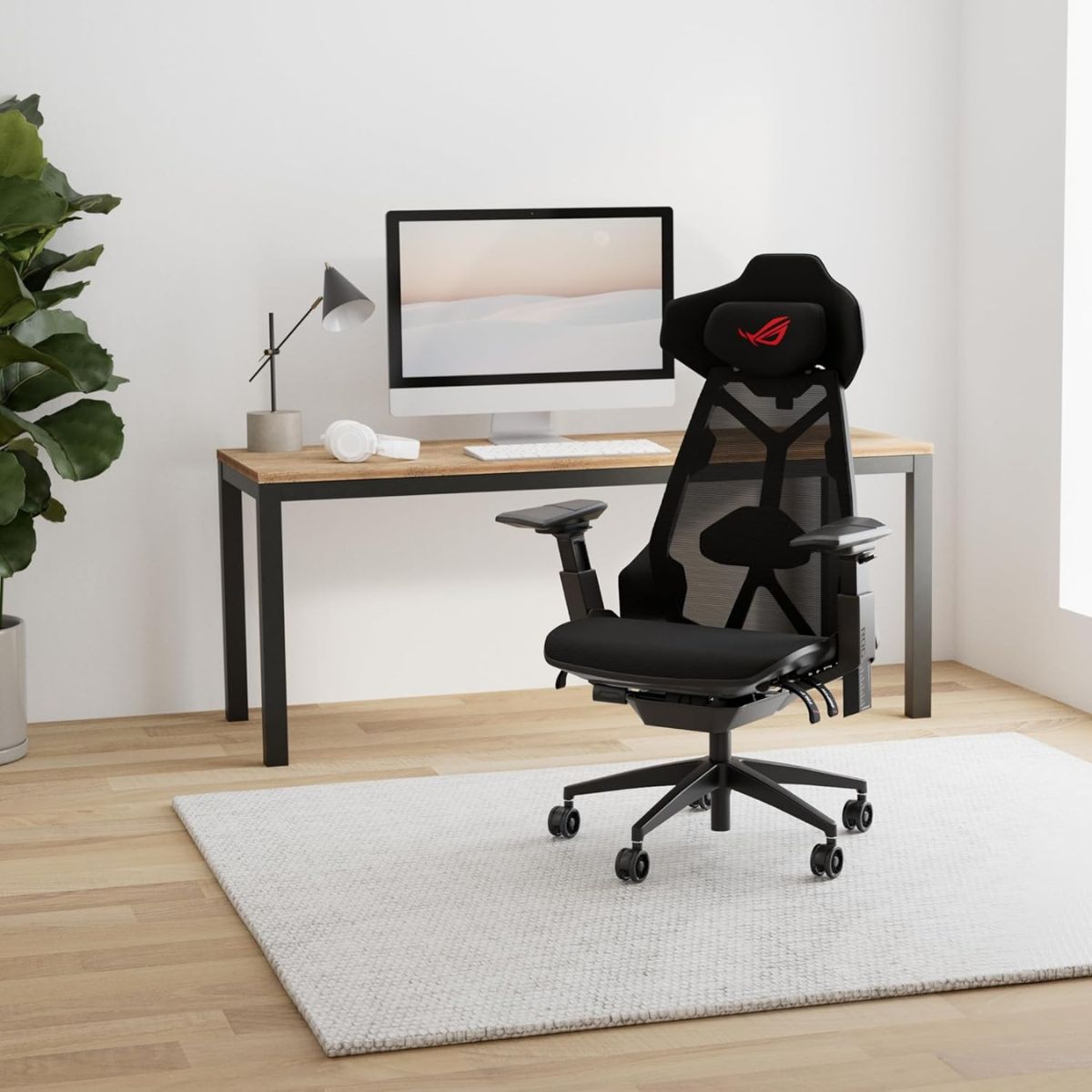 Asus ROG Destrier Ergo Gaming Chair – Exoskeletal Design, Mesh Comfort, Aluminum Frame