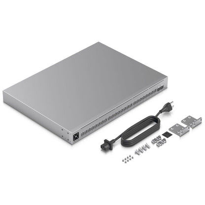 Ubiquiti Networks Pro Max 24-Port 2.5G / 1G Mgd Network Switch, 112 Gb/s Switching, Layer 3 Features, 1.3" Touchscreen, DC Power Backup Ready, 16 x Gigabit ETH Ports (60W) | USW-PRO-MAX-24-POE-EU
