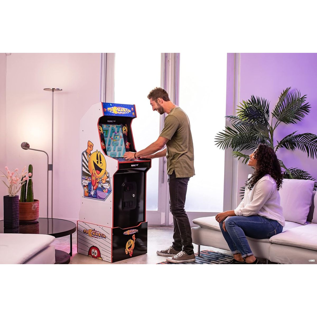 Arcade1Up PAC-Man Deluxe Arcade Machine – 5ft Tall, 14 Classic Games, Home Arcade Experience