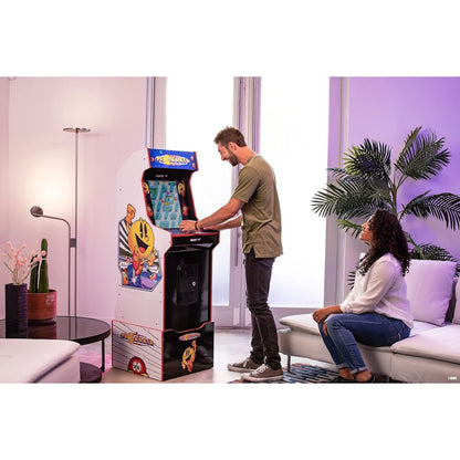 Arcade1Up PAC-Man Deluxe Arcade Machine – 5ft Tall, 14 Classic Games, Home Arcade Experience