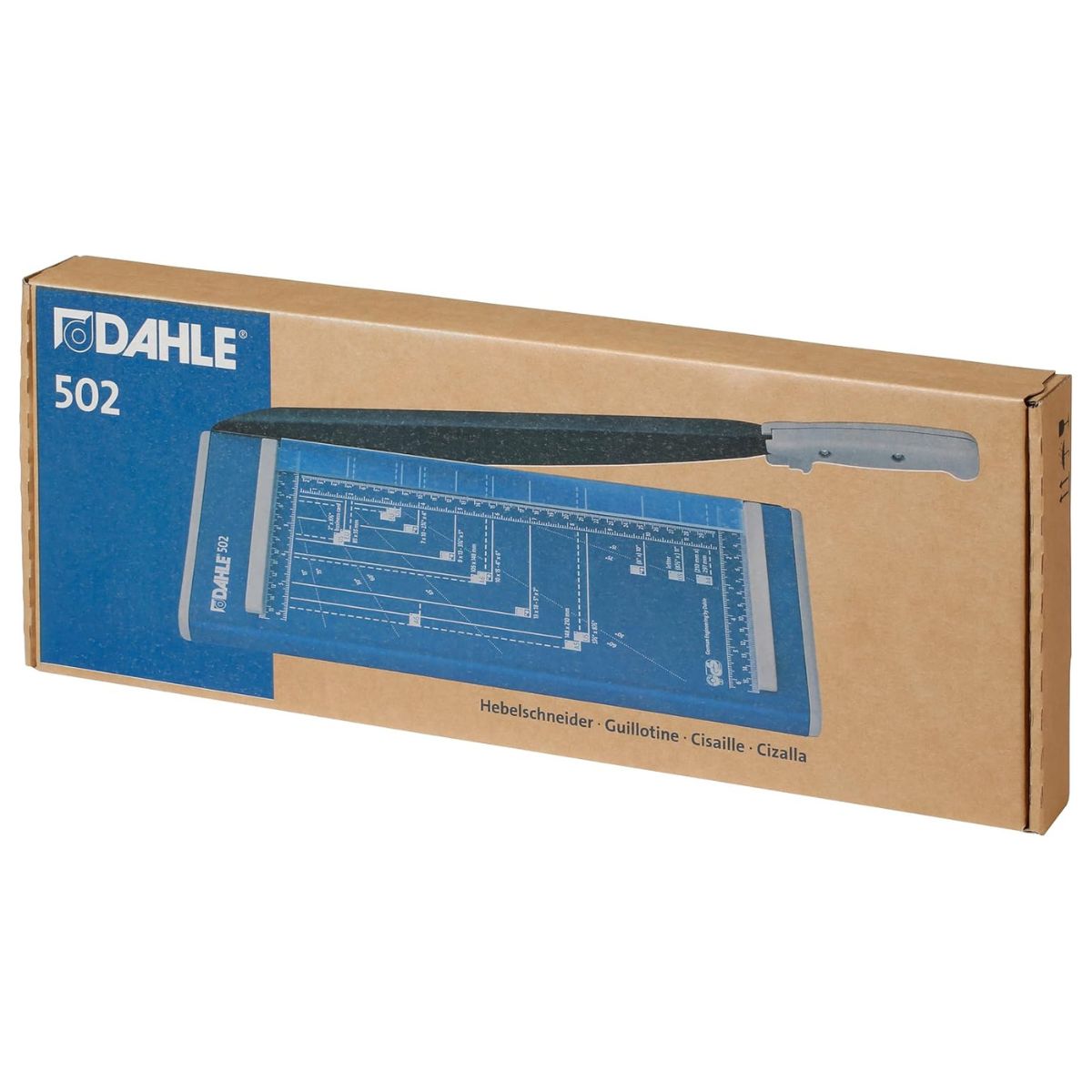 Dahle 502 Craft Creative A4 Self-Sharpening Stack Paper Guillotine Trimmer | Blue | DHL 00502-20043
