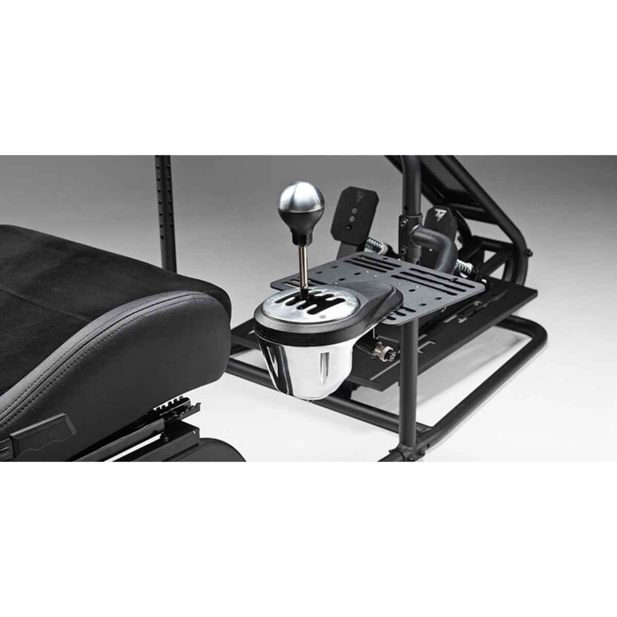 Next Level Racing GTRacer 2.0 Cockpit, Upgraded Double Recliners, Integrated Shifter & Handbrake Support, Redesigned Adjustable Pedal Tray, Improved Seat Sliders | NLR-R007