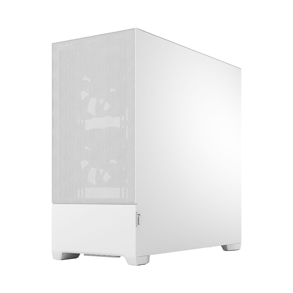 Fractal Design Pop Air ATX Mid Tower Gaming Case, Tempered Glass Clear Tint, 7 Expansion Slots, 2x 120/140 mm Fan, 2x 5.25” Drive Mounts, Up To 280mm Radiator Support, RGB White | FD-C-POR1A-01