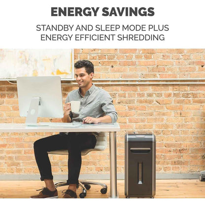 Fellowes Workgroup Cross Cut Shredder Model 99Ci With 100% Jam Proof, Safe Sense Technology & Castors For Office Use, 17 Sheet Shred Capacity