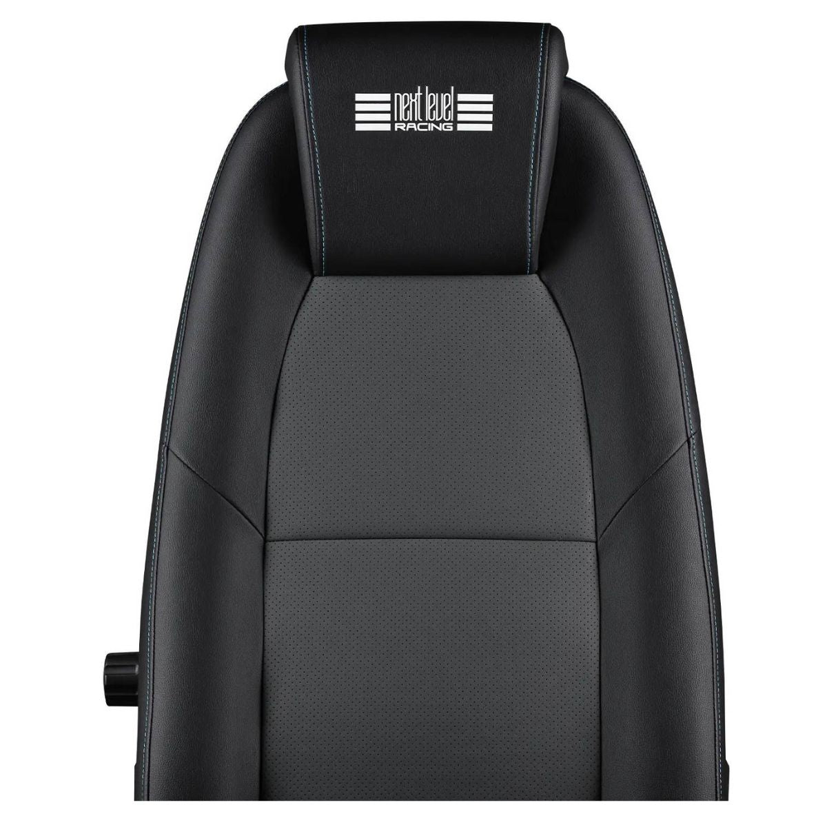 Next Level Racing Flight Simulator Microsoft Flight Simulator Edition Seat | Premium PU Leather | Integrated Adjustable Lumbar Support | Ergonomic Design | Up to 150kg User Capacity | Black | NLR-S044B