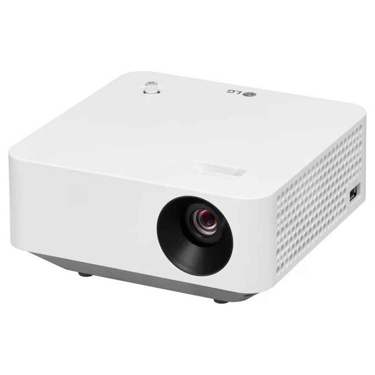 LG CineBeam PF510Q Smart Portable Projector, 450 ANSI Lumens, DLP Display Type, 16:9 Aspect Ratio, 1920x1080 Native Resolution, Fixed Zoom, 5W Mono Speaker, White | LGPF510Q