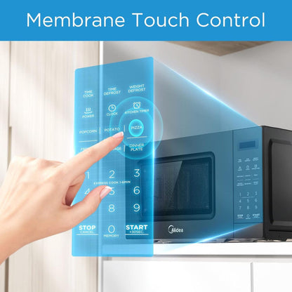 Midea Solo Microwave 20L Digital – EM721BK, 700W, LED Display, Black