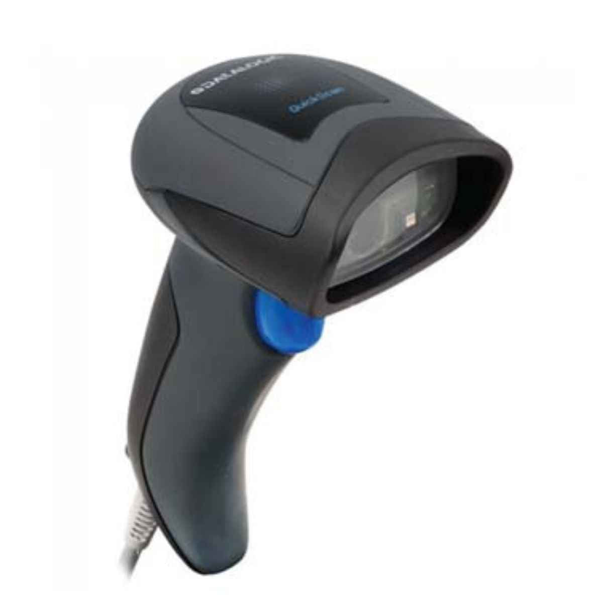 Datalogic QD2430-BKK1S QuickScan 2D Laser Corded Barcode Scanner, 2D Imager, General Purpose, Handheld, USB Kit with 90A052065 Cable, Black