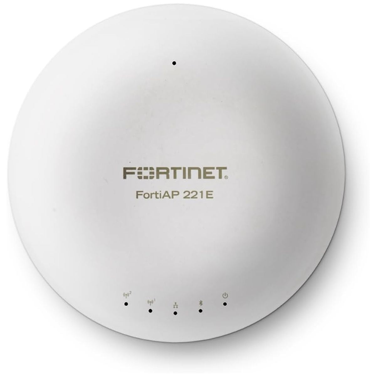 Fortinet | FAP-221E-A | FortiAP-221E Indoor Wireless Wave 2 AP - Dual Radio (802.11 a/b/g/n and 802.11 a/n/ac, 2x2 MU-MIMO), 1 x GE RJ45 Port, Ceiling/Wall Mount kit Included. 4 Internal Antennas
