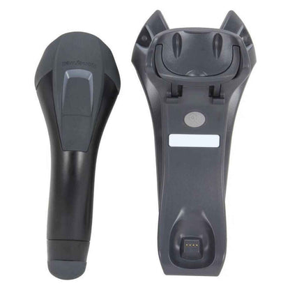 Honeywell 1202G Wireless/Bluetooth General Duty Barcode Scanner USB Kit, Charge & Communication Base, Curved Form Factor, 45000 Number of Scans, Cordless, 1D Decode Capability, Black | 1202G-1D-2USB