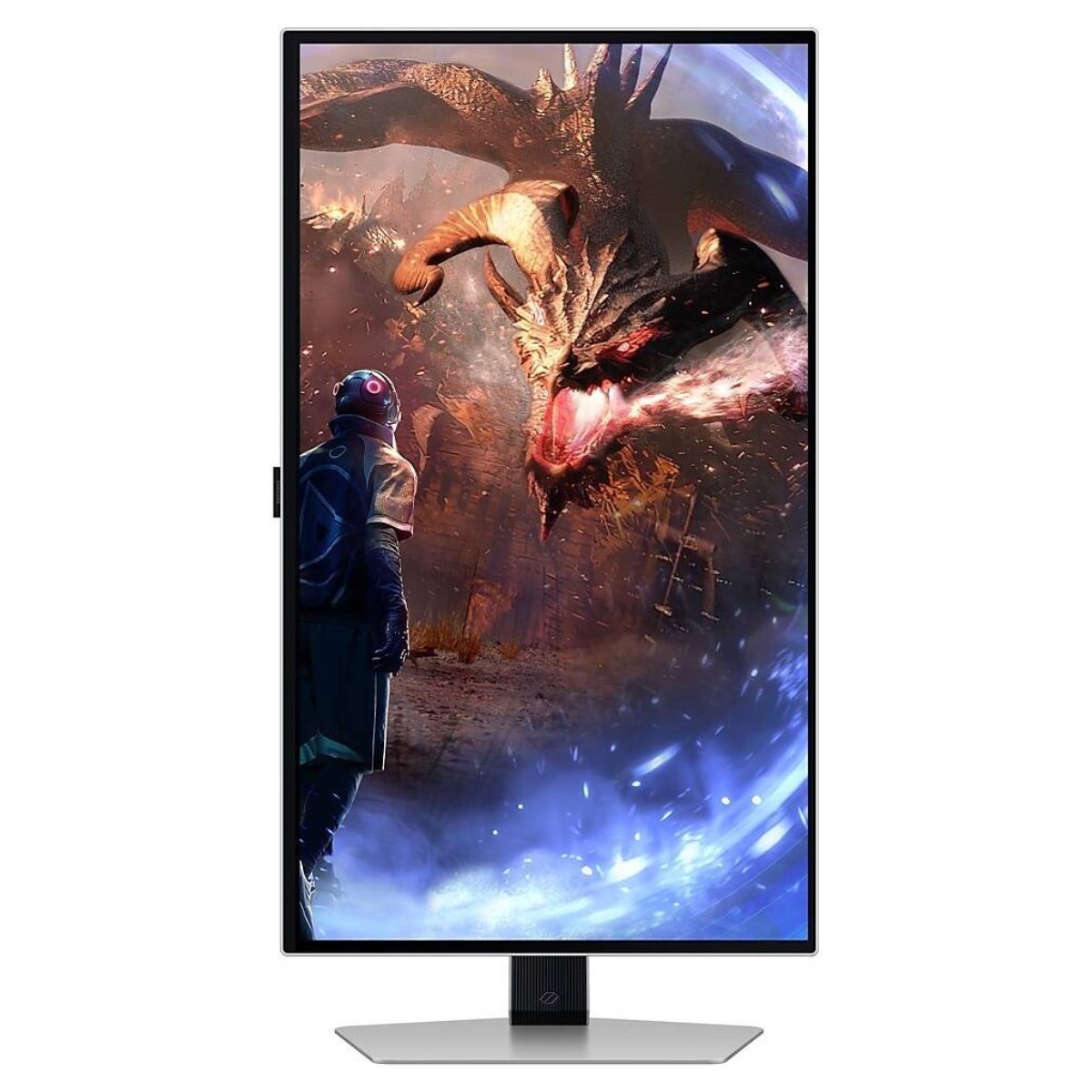 SAMSUNG Odyssey OLED G6 G60SD Gaming Monitor | 27" QHD OLED Display | 360Hz Refresh Rate | 0.03ms Response Time | AMD FreeSync Premium Pro | Silver | LS27DG602SMXUE