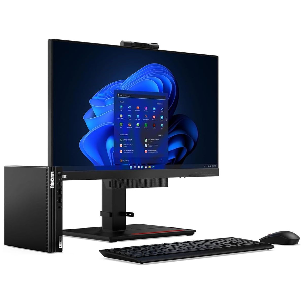 Lenovo ThinkCentre M70q Gen4 Tiny i5-13400T, 8GB DDR4, 512GB SSD, Integrated Intel UHD Graphics 730, USB Traditional KYB Arabic/English, USB Calliope Mouse, No OS, 1 Year – 12E3003EGR