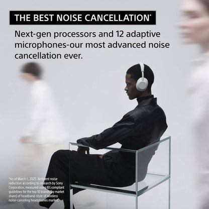 Sony WH-1000XM6 Wireless Noise Cancelling Headphones | 30mm Driver | DSEE Extreme | Ambient Sound Mode | Black